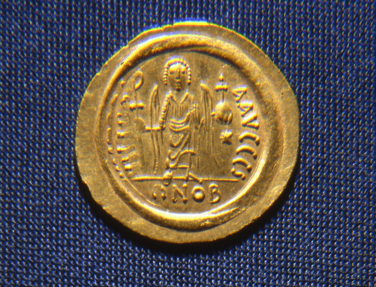 किंग टोटिला का सिक्का, 541-52 (धातु) द्वारा Ostrogothic