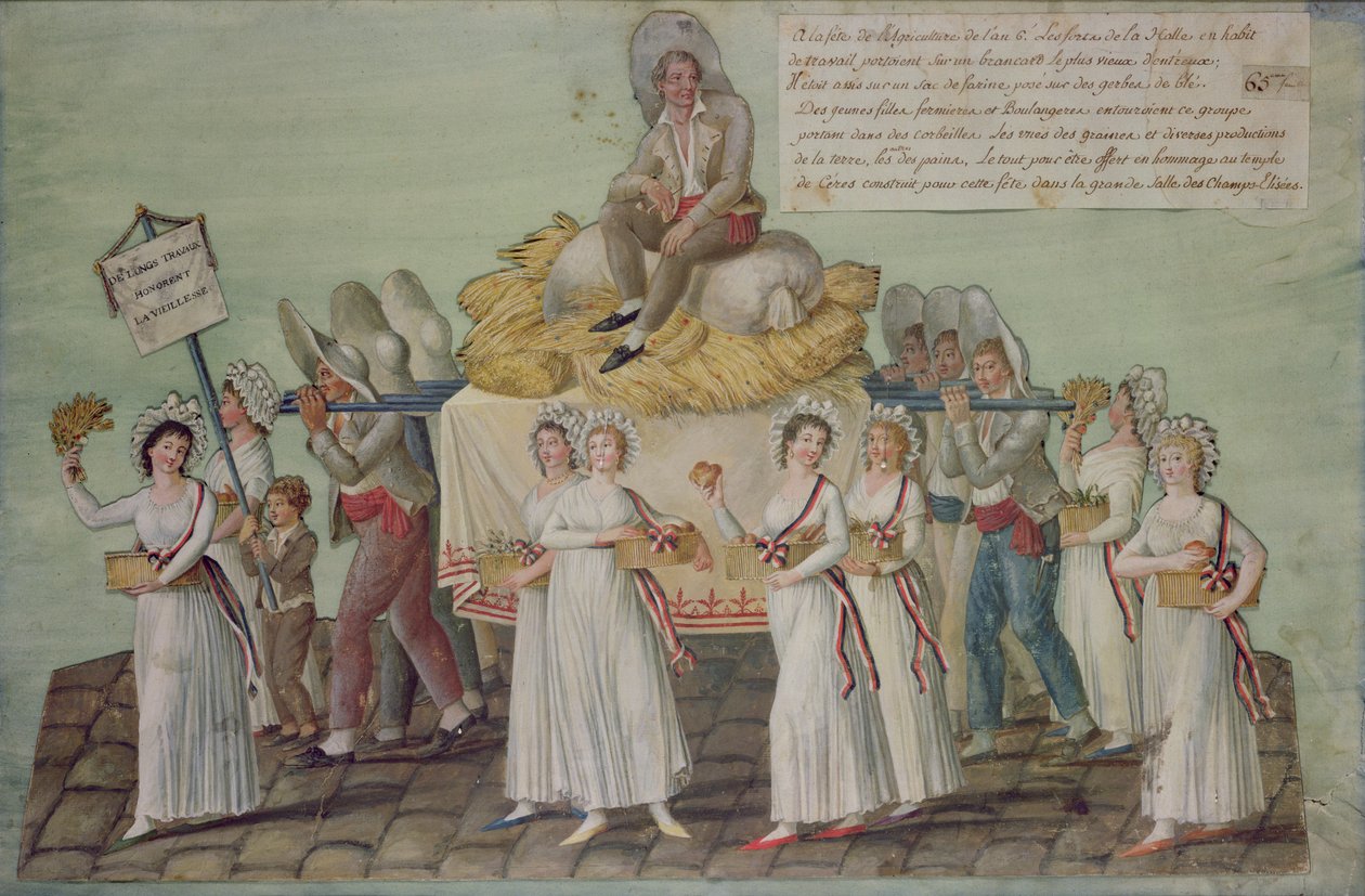 1796 में पेरिस में कृषि का पर्व द्वारा पीए और जेबी पाठक