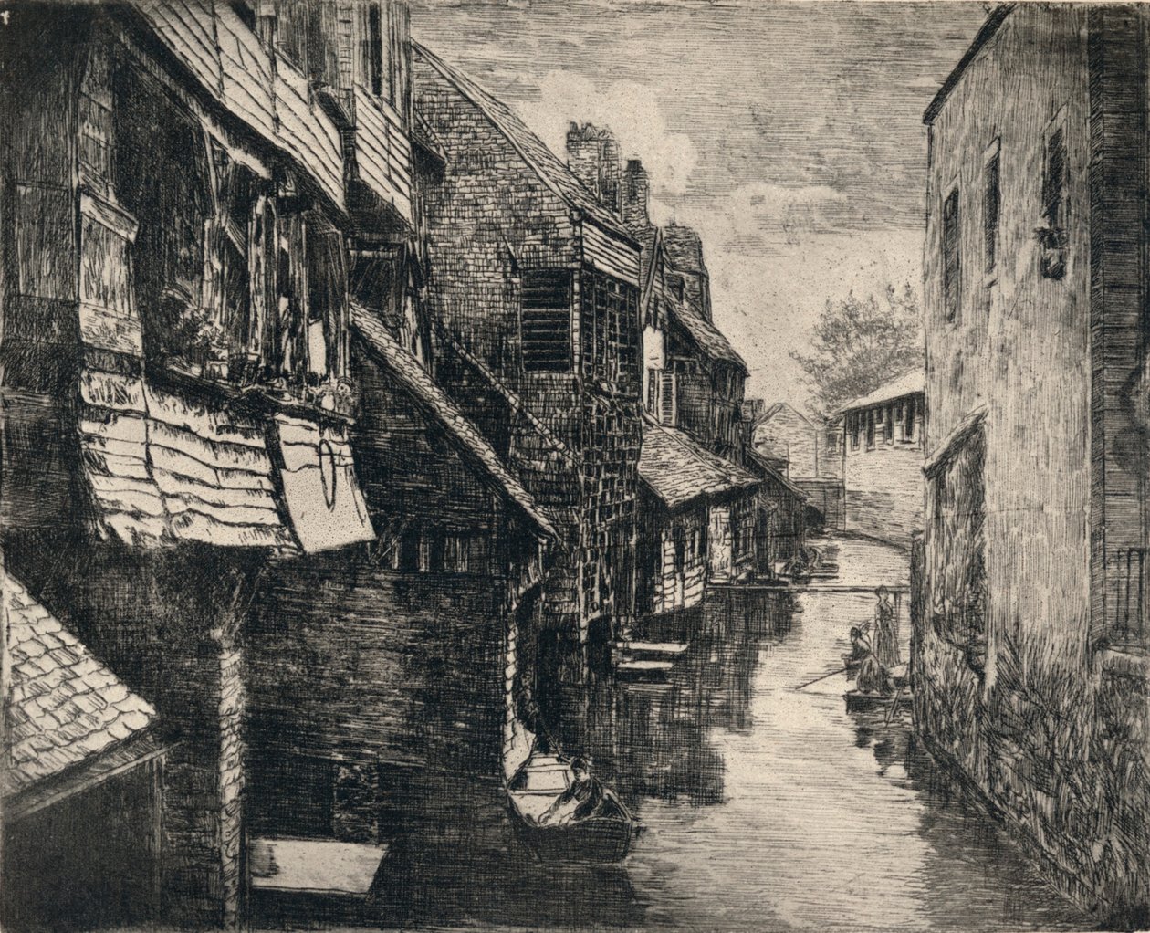 'द रिवर बिवेरे एट जेंटिली', 1915 द्वारा पी रॉय