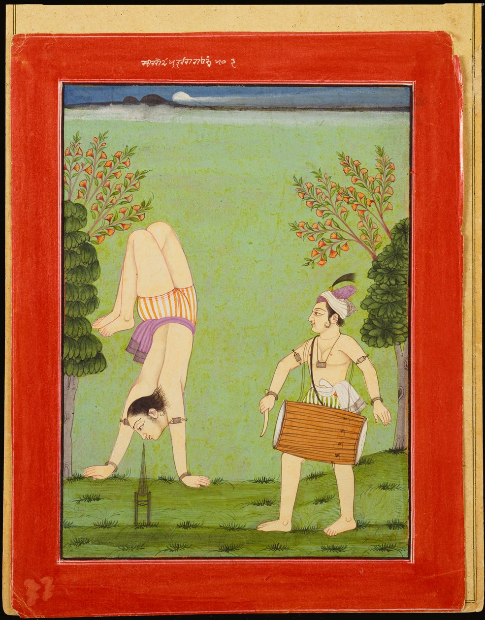 गौड़ा राग: दिपक का तीसरा पुत्र, c.1750 द्वारा पहाड़ी स्कूल