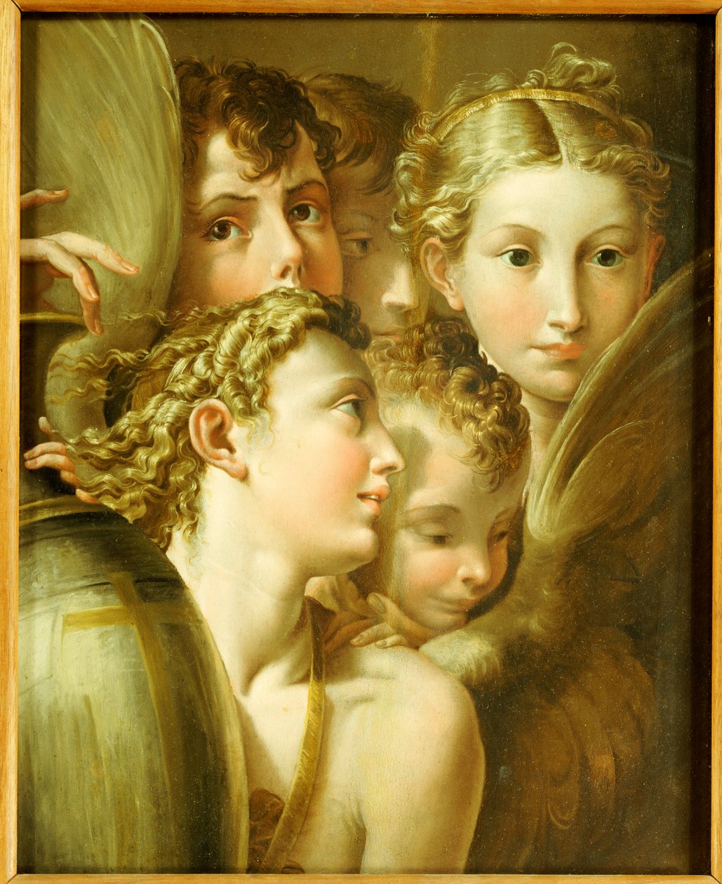 पाँच एन्जिल्स द्वारा Parmigianino