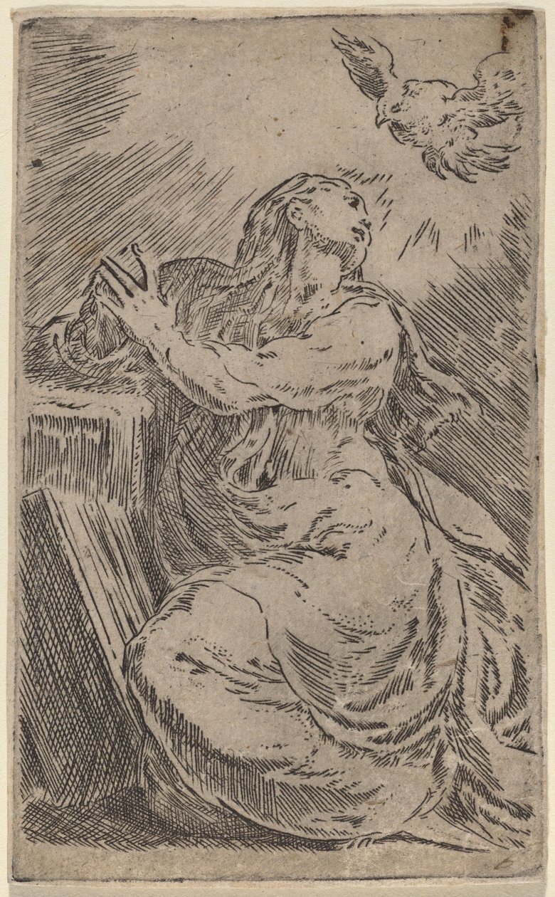 घोषणा द्वारा Parmigianino