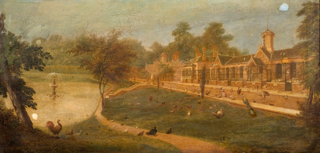 क्वीन विक्टोरिया की एवियरी, c.1852 द्वारा पॉल फिशर