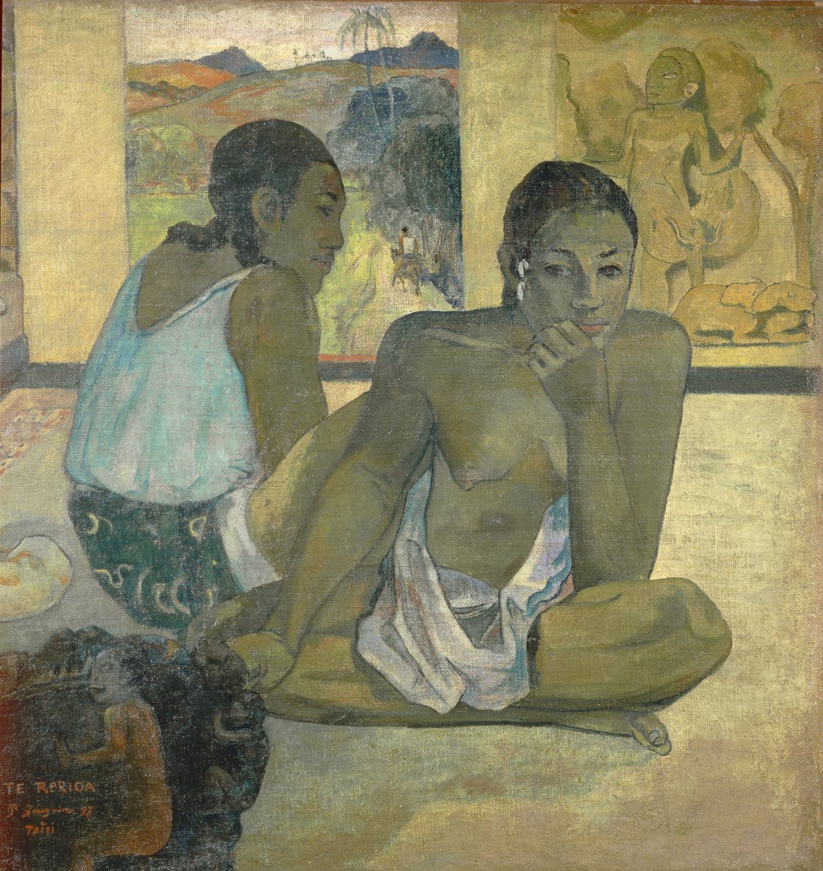 ते रेरियो (डे ड्रीमिंग), 1897 (65740 का विस्तार) द्वारा पॉल गाउगिन