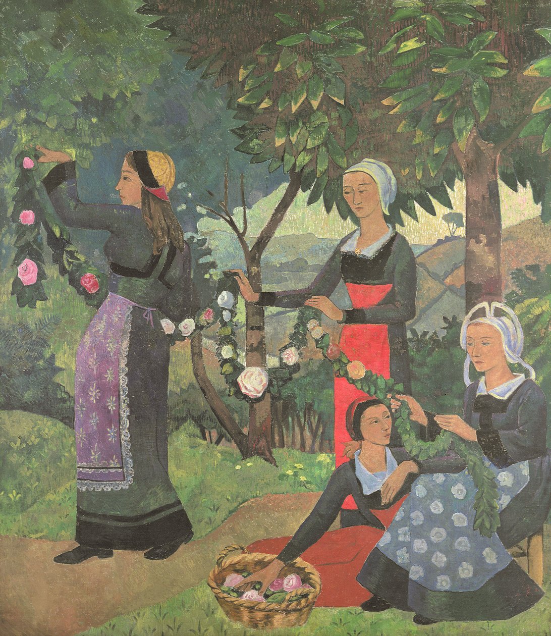 माला की माला, c.1898 द्वारा पॉल सेसरियस