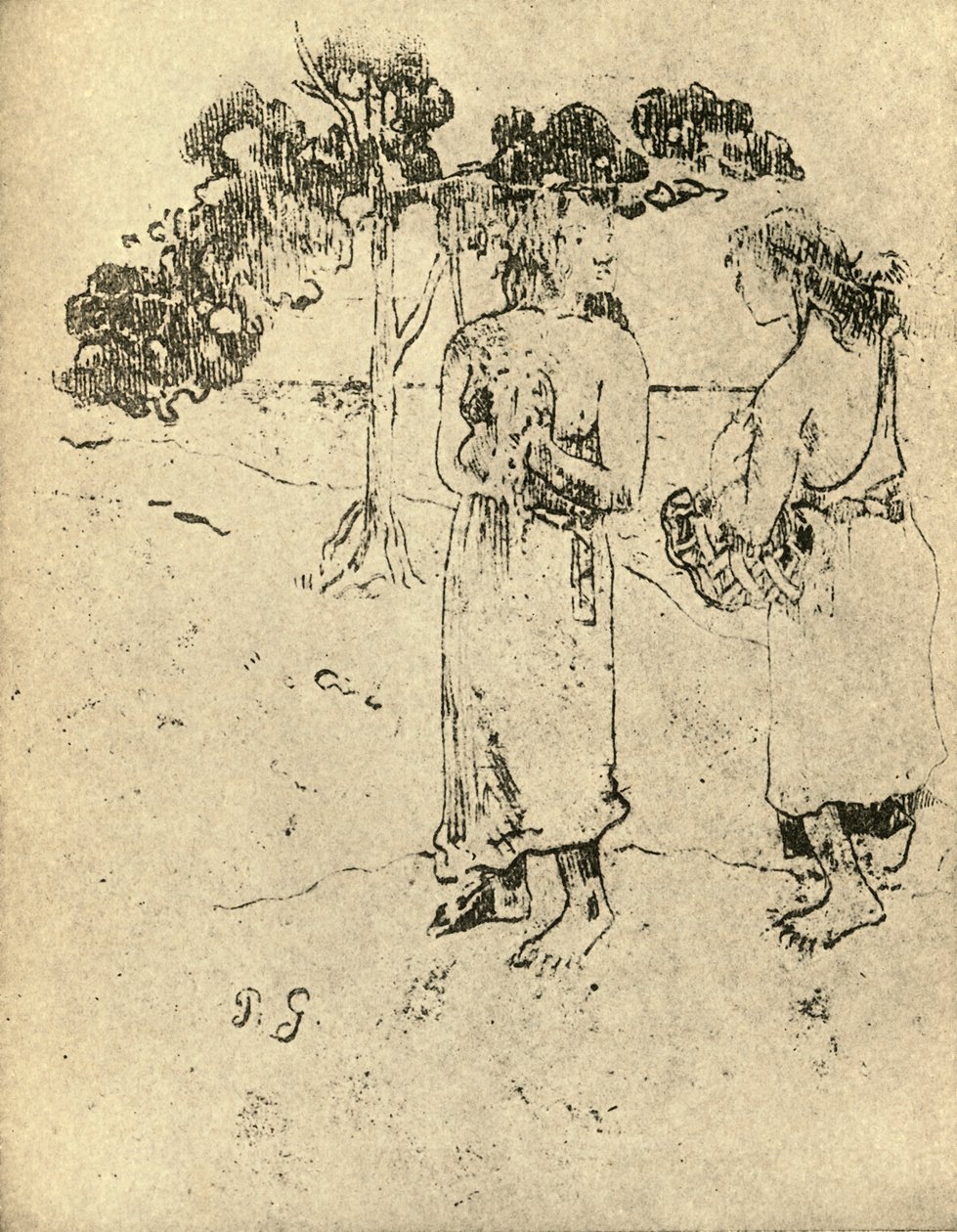 आरेखण, 1936 द्वारा पॉल गाउगिन