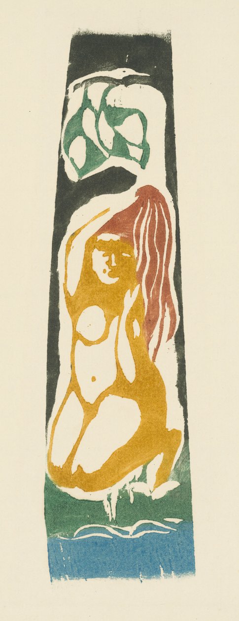 ताहितियन महिला, c.1900 द्वारा पॉल गाउगिन