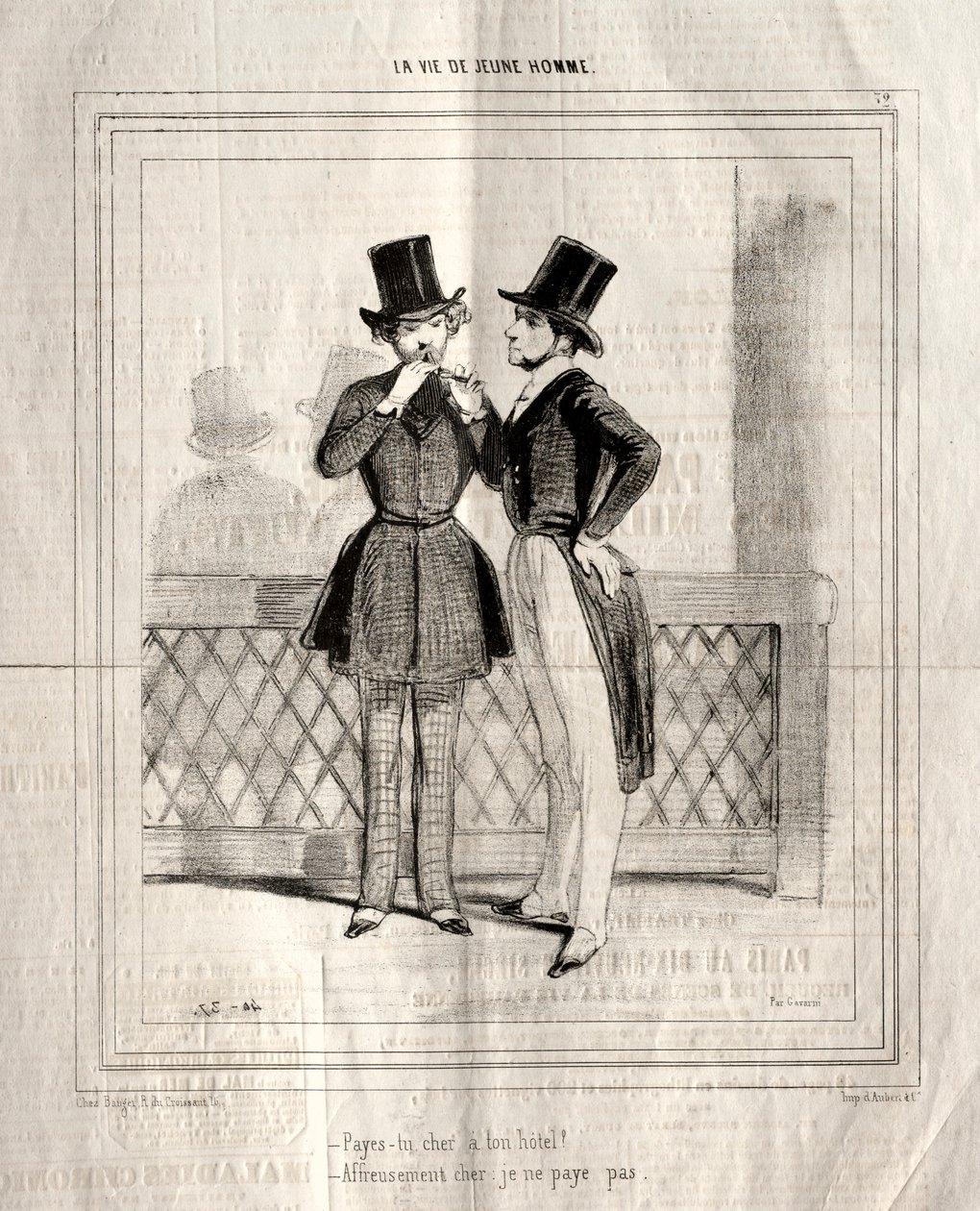 द लाइफ ऑफ़ ए यंग मैन, 1842। द्वारा पॉल गवरानी