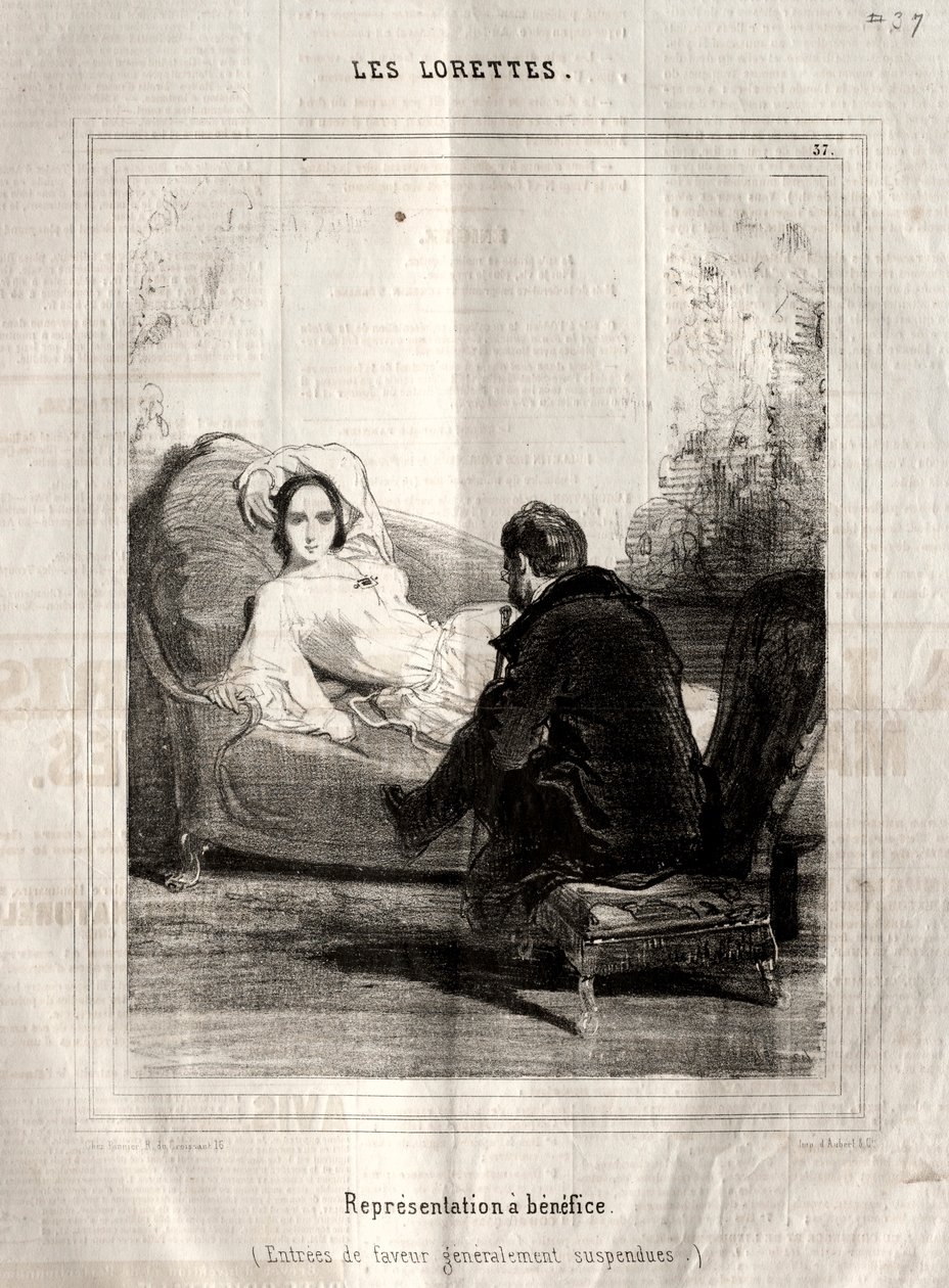 लोरेट्स, 1842। द्वारा पॉल गवरानी