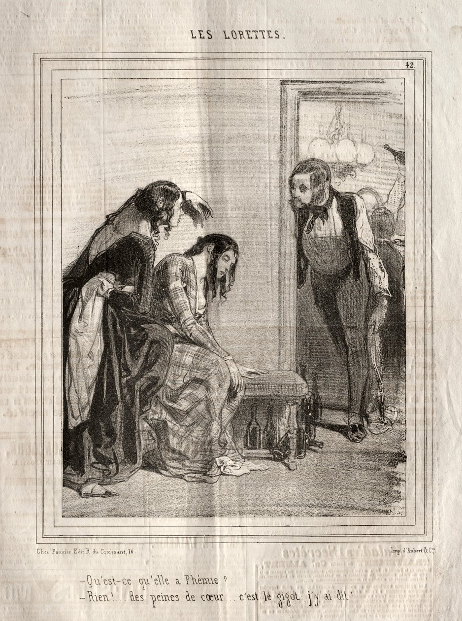 लोरेट्स, 1842। द्वारा पॉल गवरानी