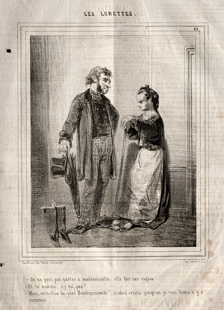 लेस लॉरेट्स, 1842। द्वारा पॉल गवरानी