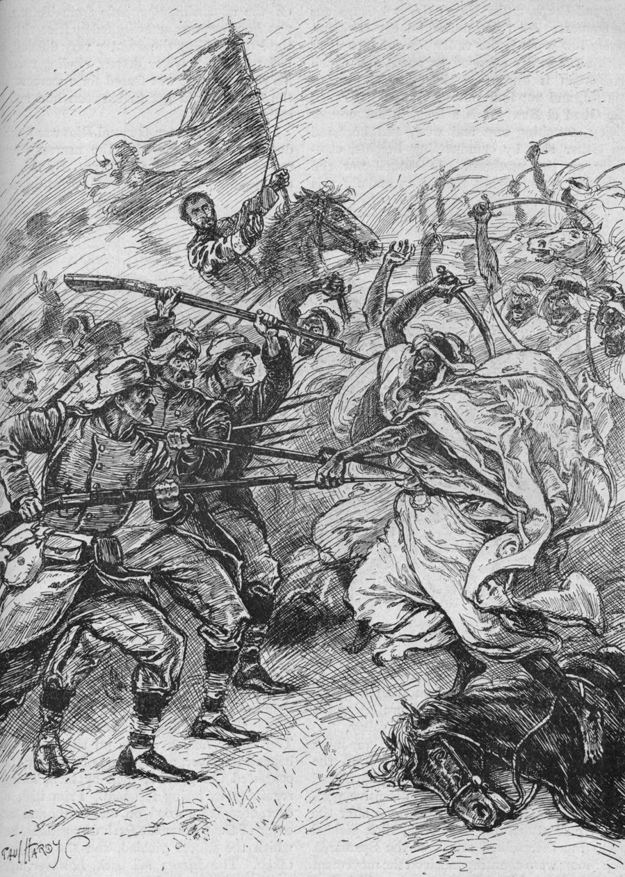 Moors और Spaniards मिश्रित, 1902 द्वारा पॉल हार्डी