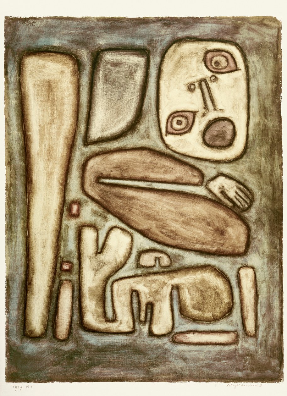 फियर III, 1939 का प्रकोप। द्वारा पॉल क्ले