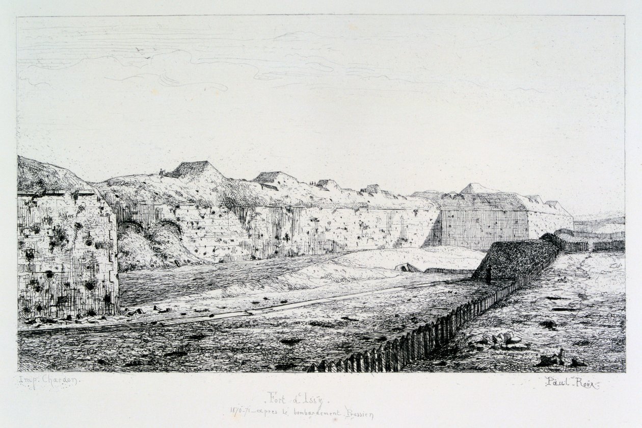 फोर्ट डीएस्सी, पेरिस की घेराबंदी, 1870-1871 द्वारा पॉल रॉक्स