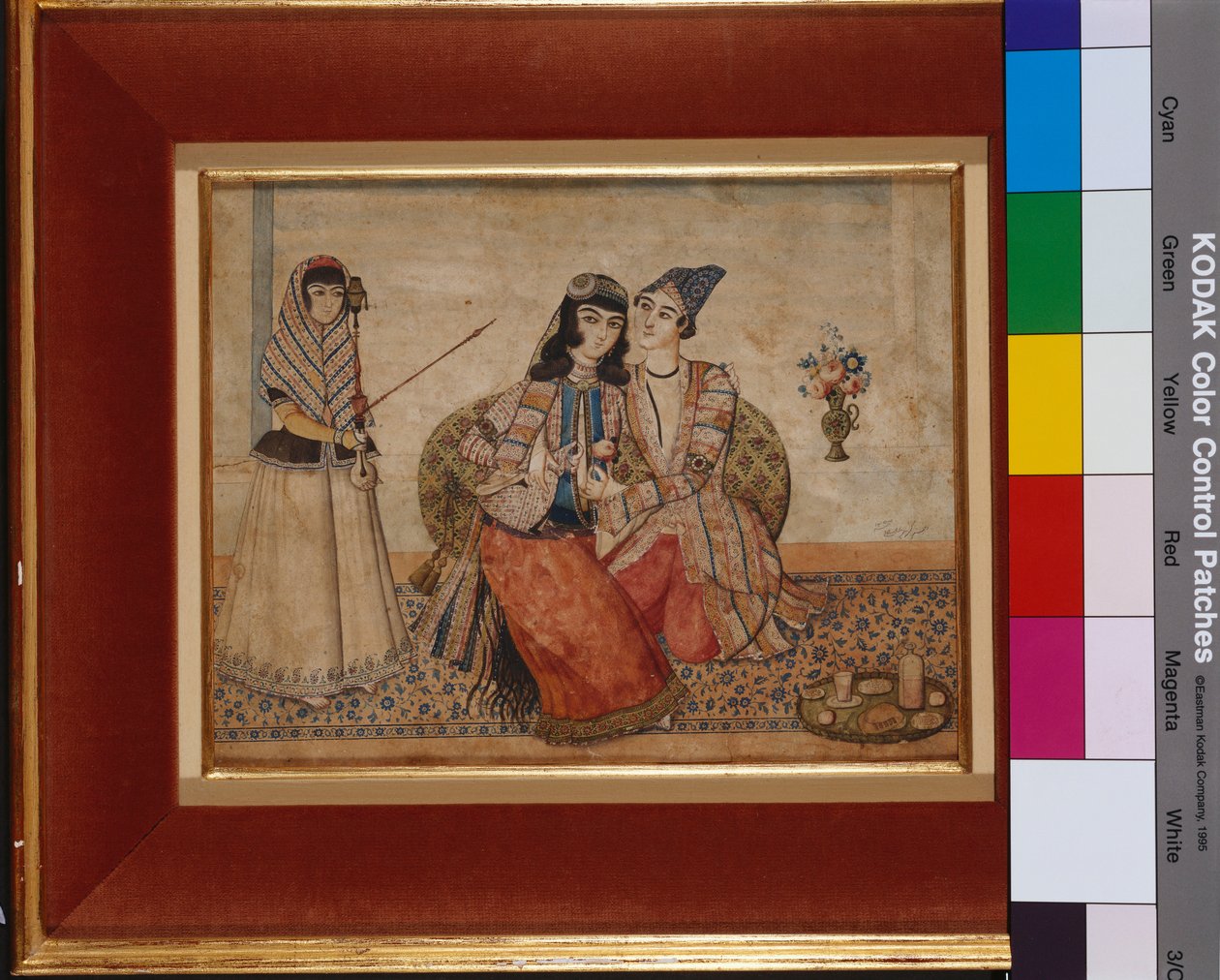 दो प्रेमी, 1838 द्वारा फारसी स्कूल