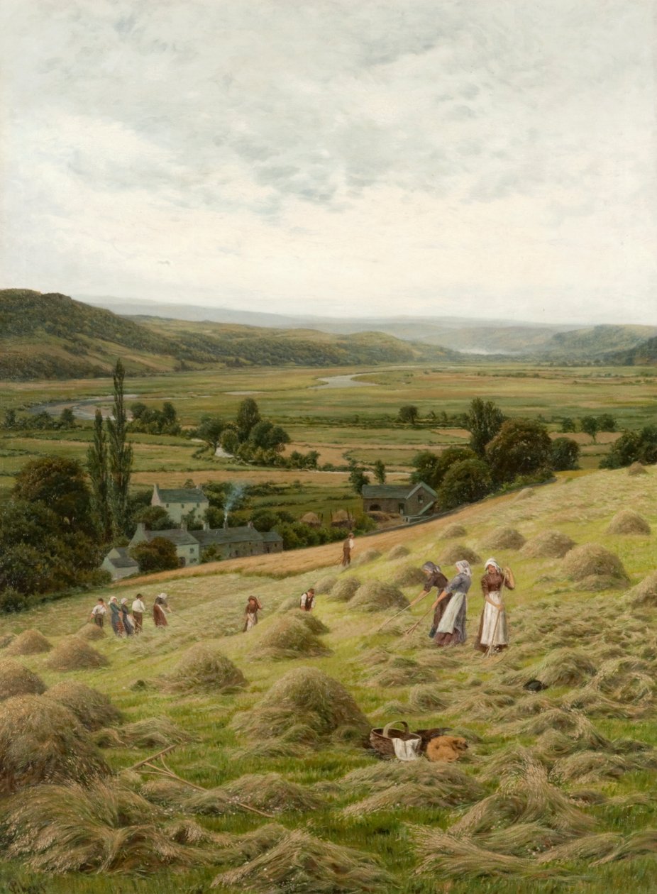 Vale of Llanrest (कैनवास पर तेल) द्वारा पीटर घेंट