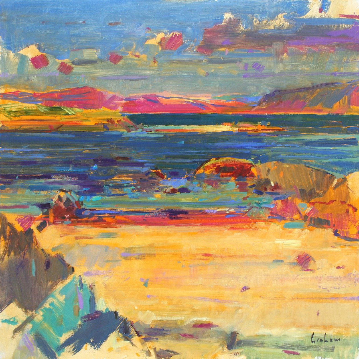 Iona to Mull, 2012 द्वारा पीटर ग्राहम (समकालीन)