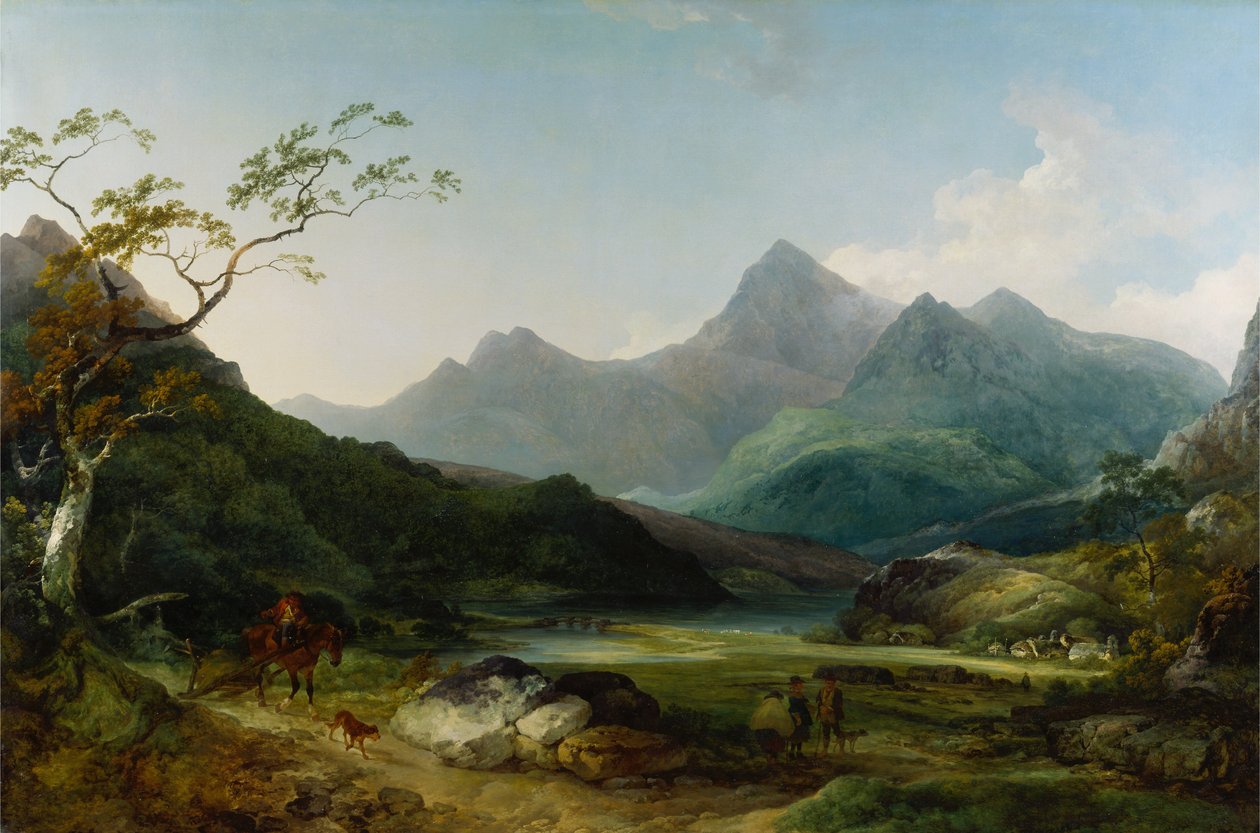 Capel Curig से Snowdon द्वारा फिलिप जैक्स डी लाउटरबर्ग