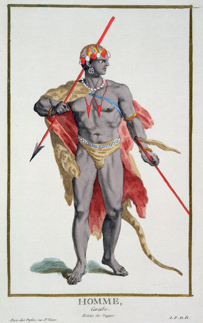 कैरेबियन से एक आदमी, 1780 द्वारा पियरे डुफोलोस