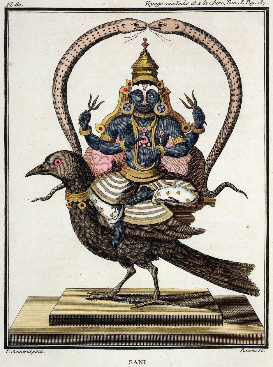 पियरे द्वारा लिखित &39;जर्नी टू इंडिया एंड चाइना&39; से सानी, पोइसन द्वारा उकेरी गई, 1782 में प्रकाशित हुई द्वारा पियरे सोनारत