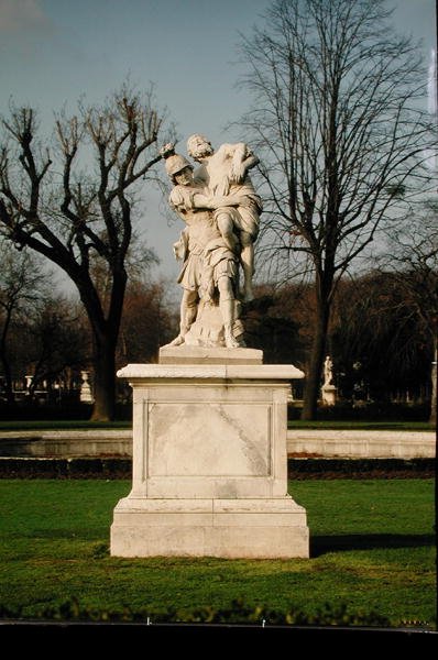 Aeneas और Anchises (संगमरमर) द्वारा पियरे लेपोट्रे