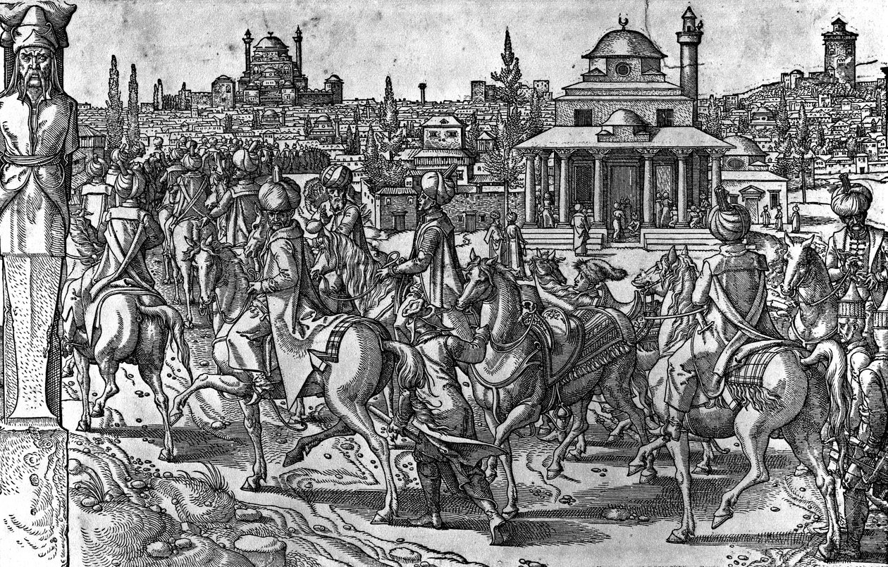 सीमा शुल्क और मैनर्स ऑफ तुर्क, 1553 (476246 भी देखें) द्वारा पीटर कोएके वैन एलेस्ट