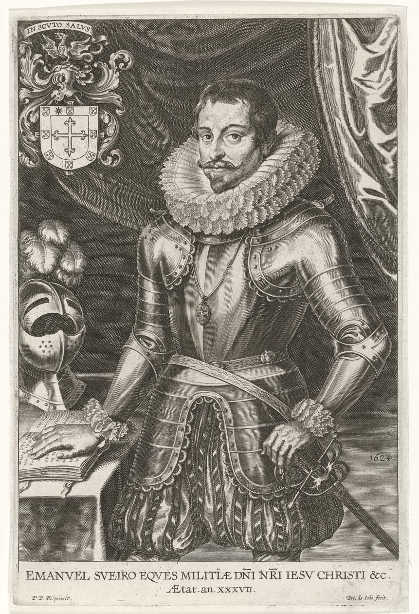 इमानुएल सुएयरो का चित्रण, 1624 द्वारा पीटर डी जोड