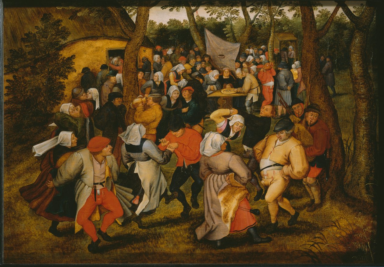 ओपन एयर वेडिंग डांस, 1610 (यह भी देखें 346632) द्वारा पीटर ब्रूघेल द यंगर