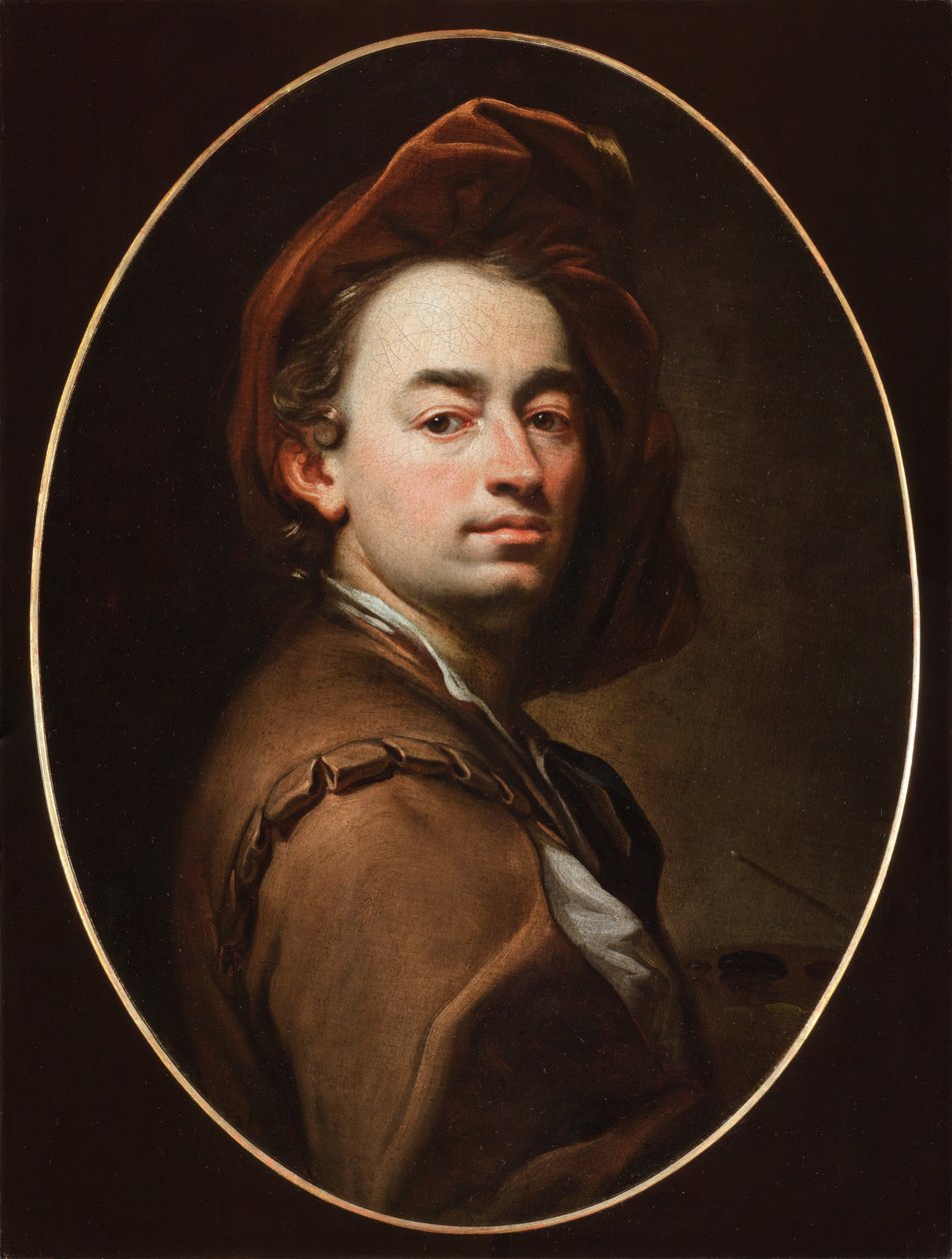 सेल्फ पोर्ट्रेट, तथाकथित लोबकोविज़, c.1697 द्वारा पित्र ब्रांडल