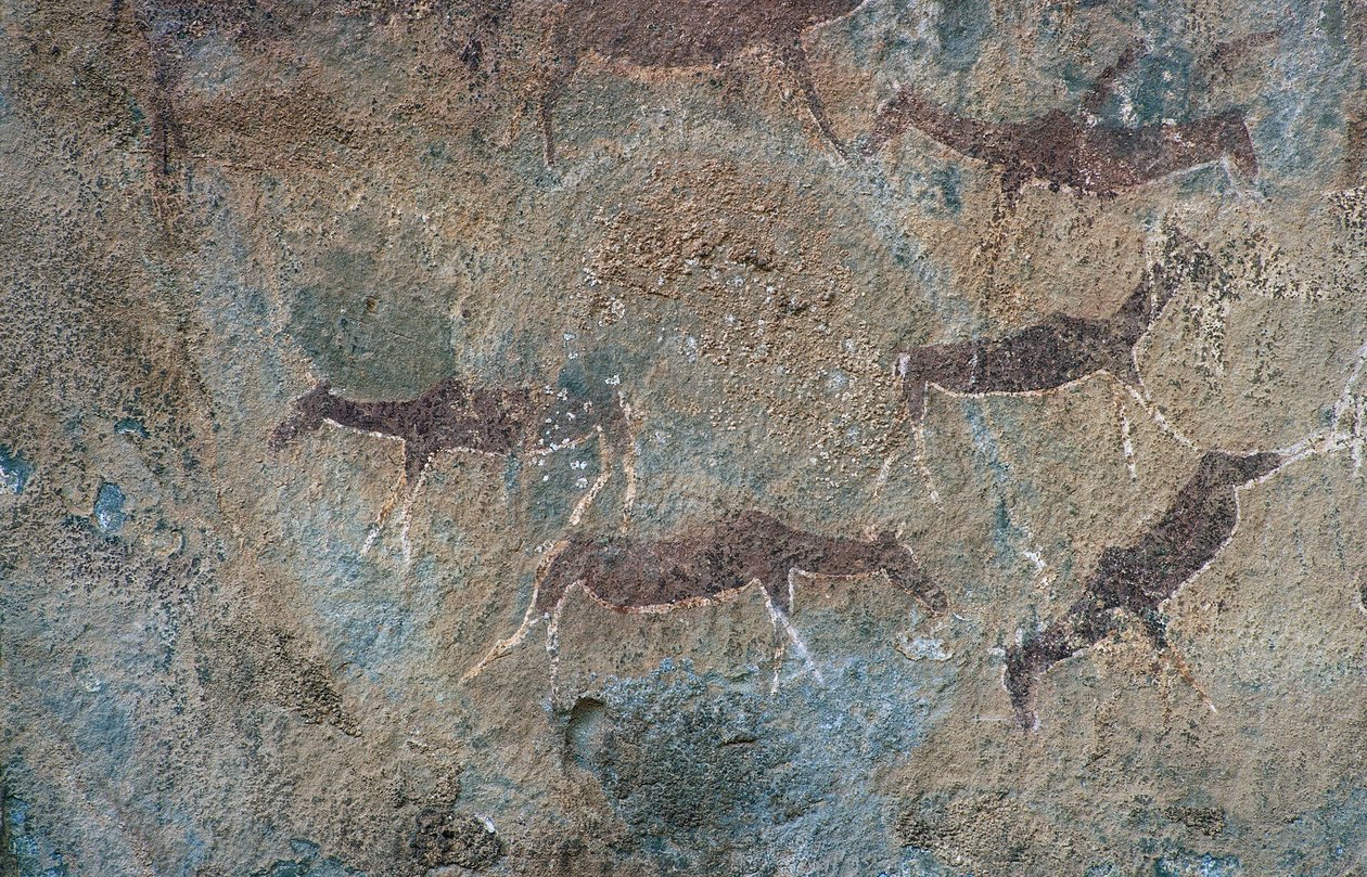जानवरों के आंकड़े (गुफा पेंटिंग) द्वारा प्रागैतिहासिक प्रागैतिहासिक