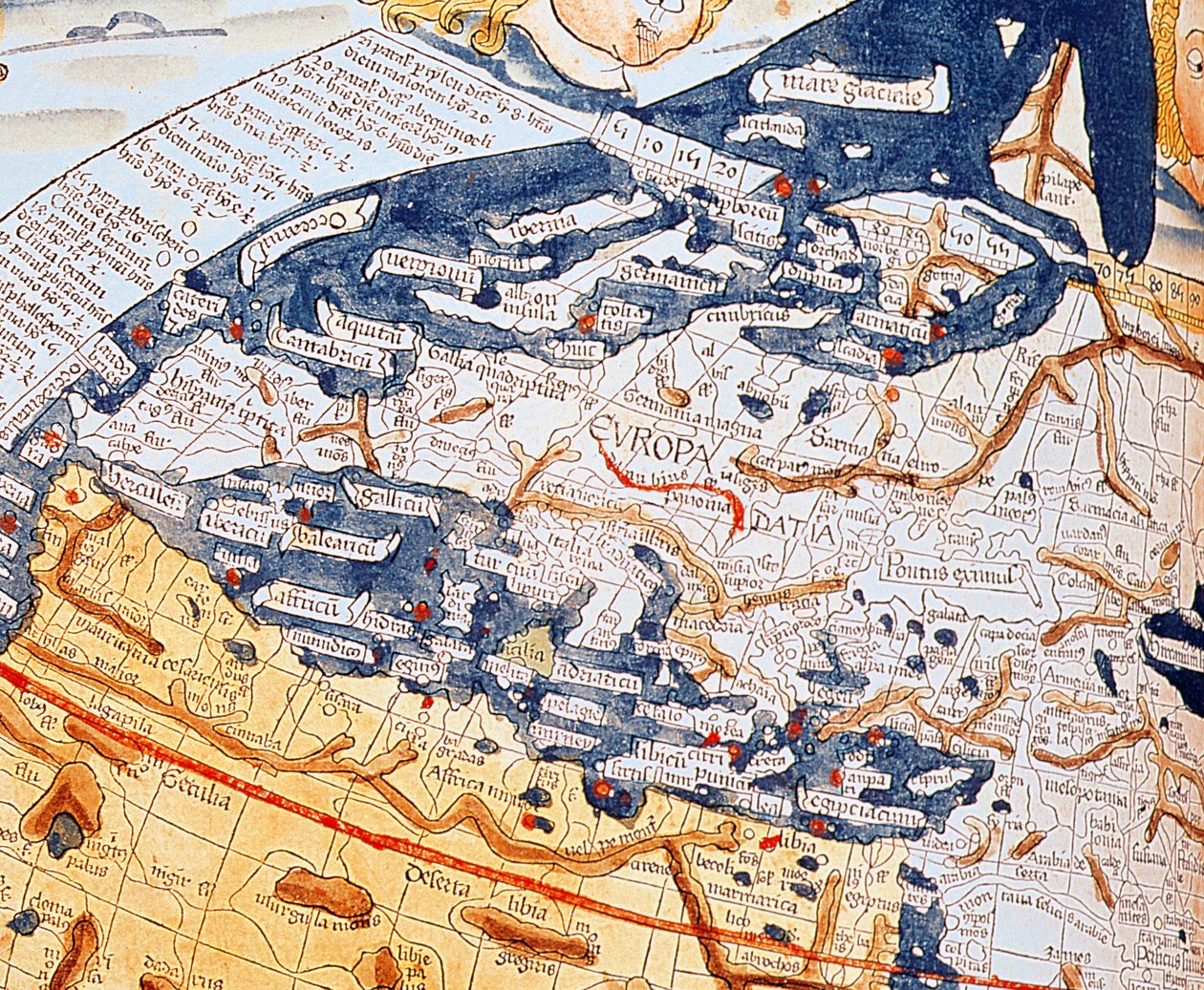 मध्य यूरोप का मानचित्र, 1486 (157909 का विवरण) द्वारा टॉलेमी