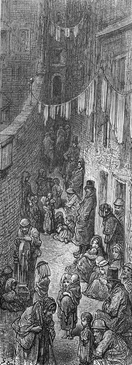 ऑरेंज कोर्ट-ड्र्यू लेन, 1872 द्वारा क्वेस्नेल