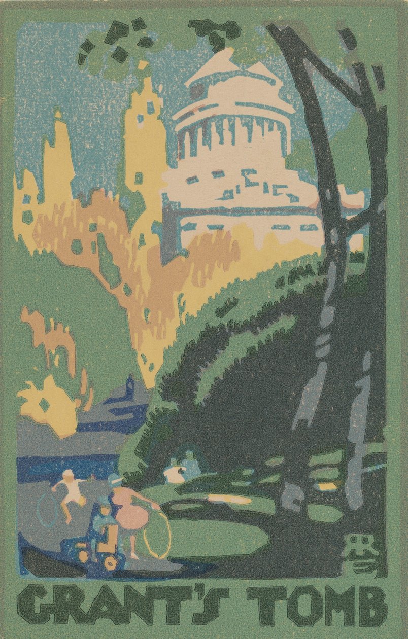 अनुदान का मकबरा, 1916। द्वारा राचेल रॉबिन्सन एल्मरे