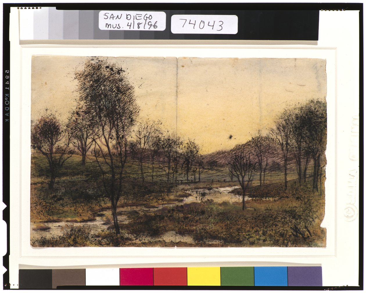 ट्रीज़, हिल्स एंड स्ट्रीम, 1901-15 द्वारा राल्फ अल्बर्ट ब्लेकलॉक