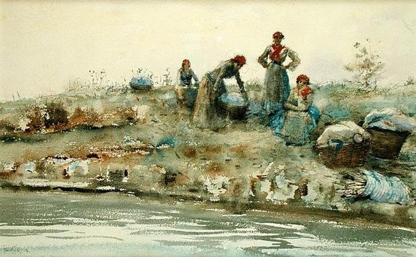 वेनिस में धोबी द्वारा राल्फ वर्मस्ले कर्टिस