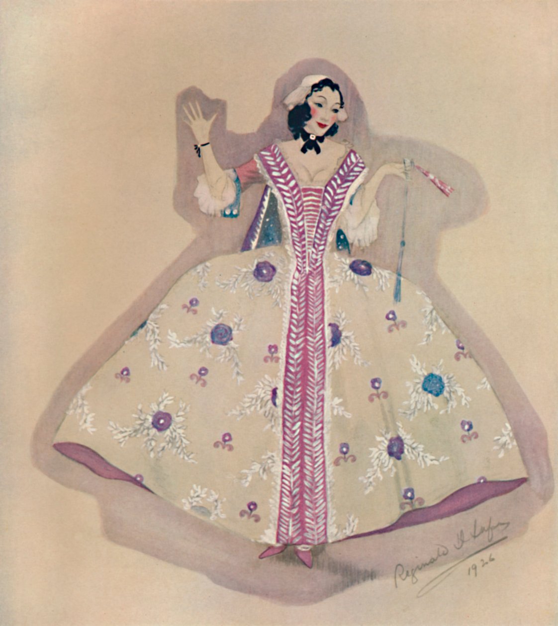 'पोशाक डिजाइन', 1926, 1927 द्वारा रेजिनाल्ड लीफे