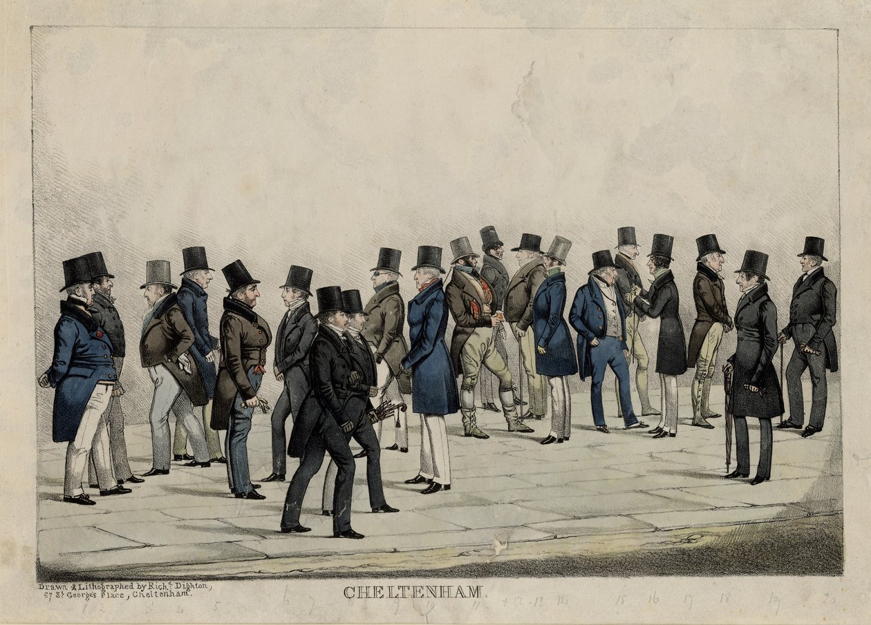 चेल्टेनहैम, c.1840 द्वारा रिचर्ड डाइटन
