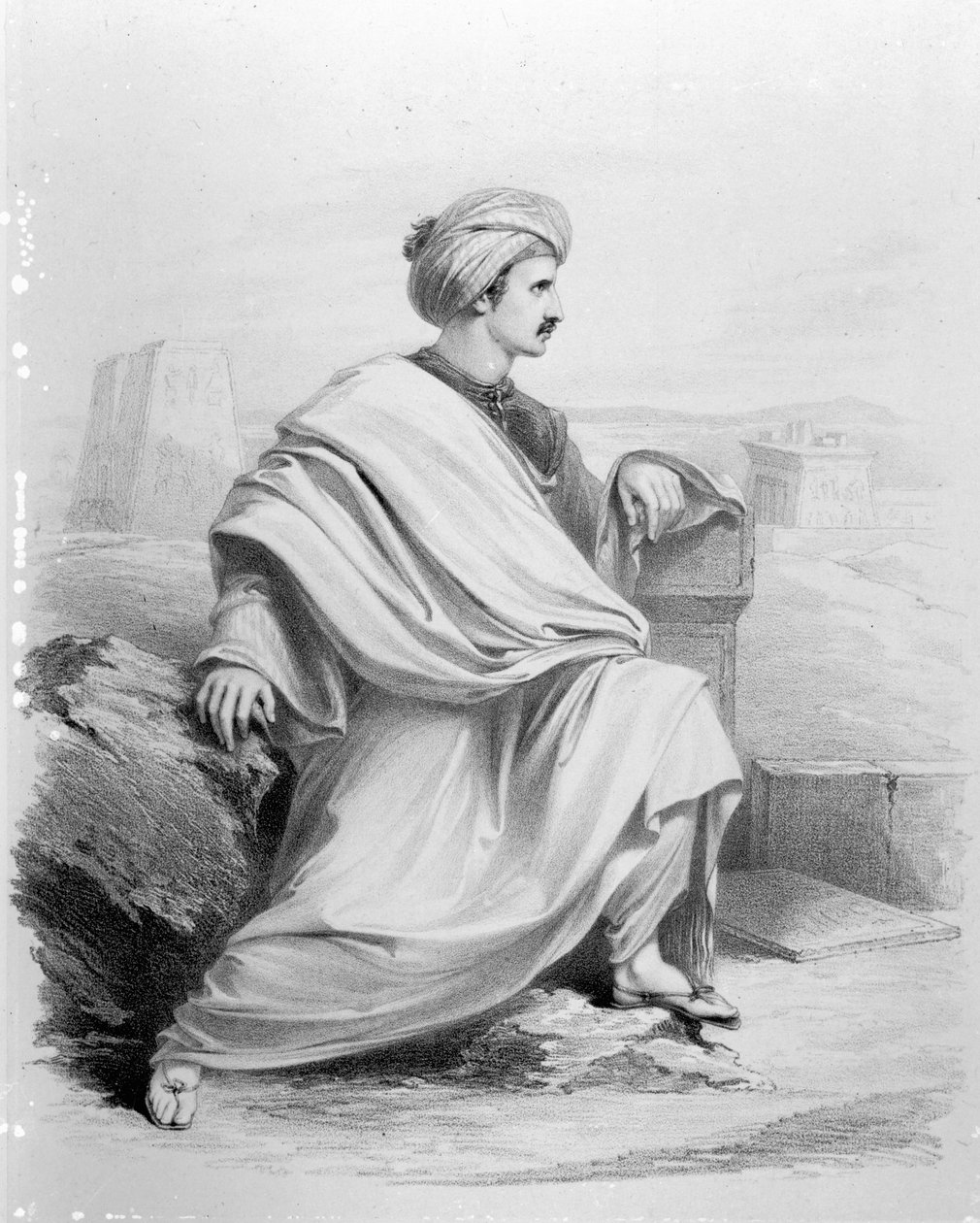 एडवर्ड विलियम लेन ने &39;ए बेडौइन अरब&39;, 1828 के रूप में द्वारा रिचर्ड जेम्स लेन
