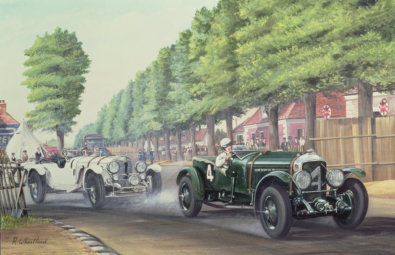 पोंटली, ले मैंस, 1930 में द्वंद्वयुद्ध (बोर्ड पर wc और gouache) द्वारा रिचर्ड व्हीटलैंड