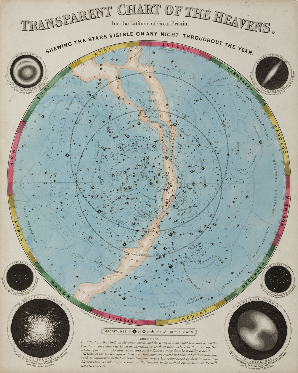 स्वर्ग का चार्ट', c 1855 द्वारा रिचर्ड (बाद में) डड्डो