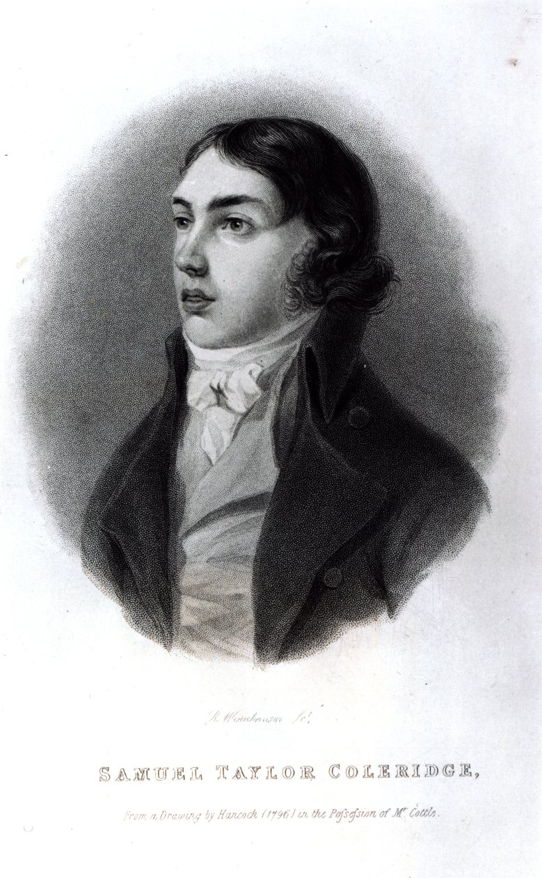 एक युवा के रूप में सैमुअल टेलर कोलरिज (1772-1834) का चित्र द्वारा रॉबर्ट हैनकॉक