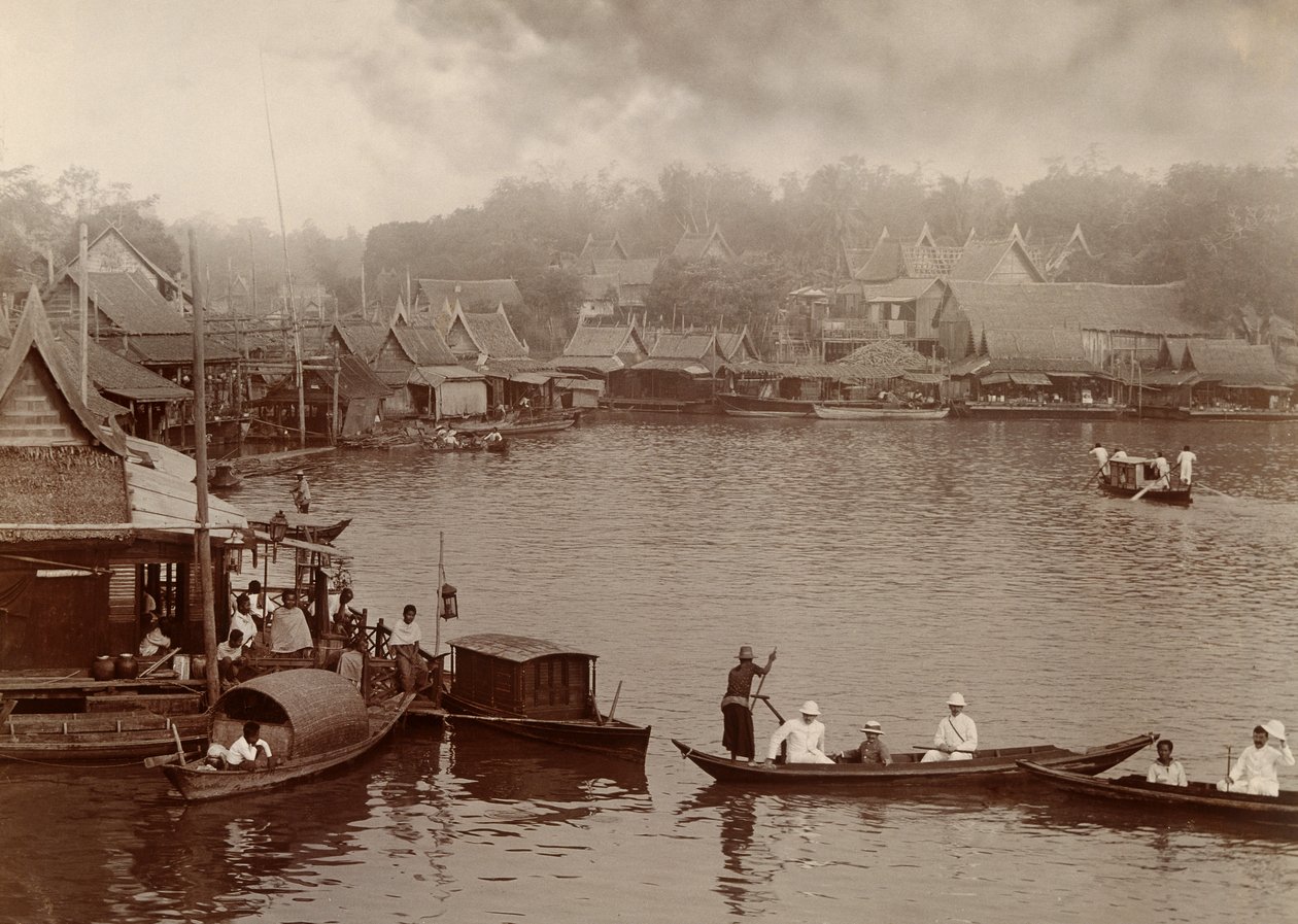चाओ फ्राया नदी, 1890 द्वारा रॉबर्ट लेनज़