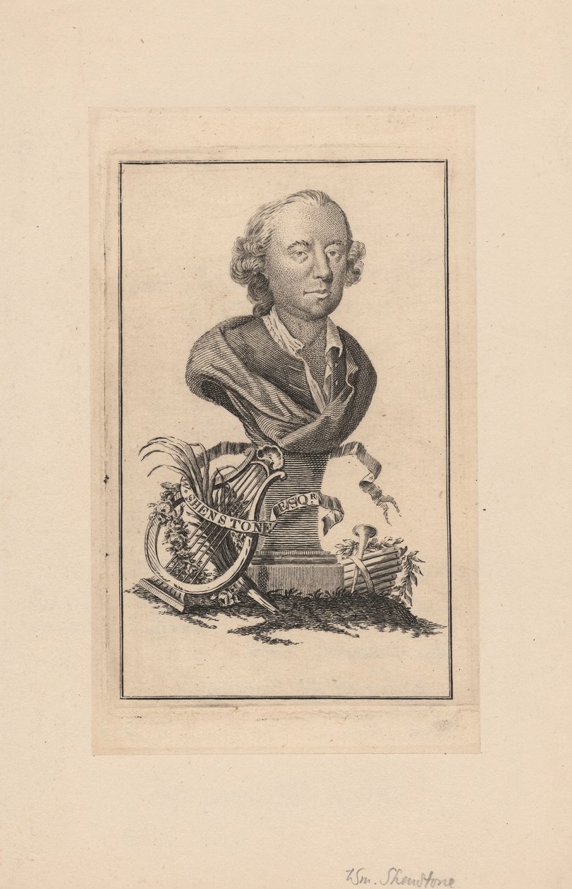 विलियम शेनस्टोन, c.1764 द्वारा रॉबर्ट प्रैंकर