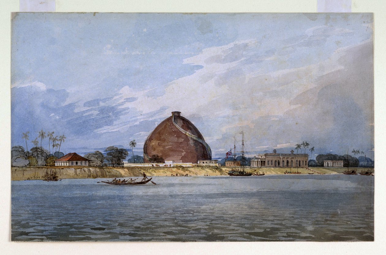 Golghar at Bankipur, near Patna, 1814-15 द्वारा रॉबर्ट स्मिथ