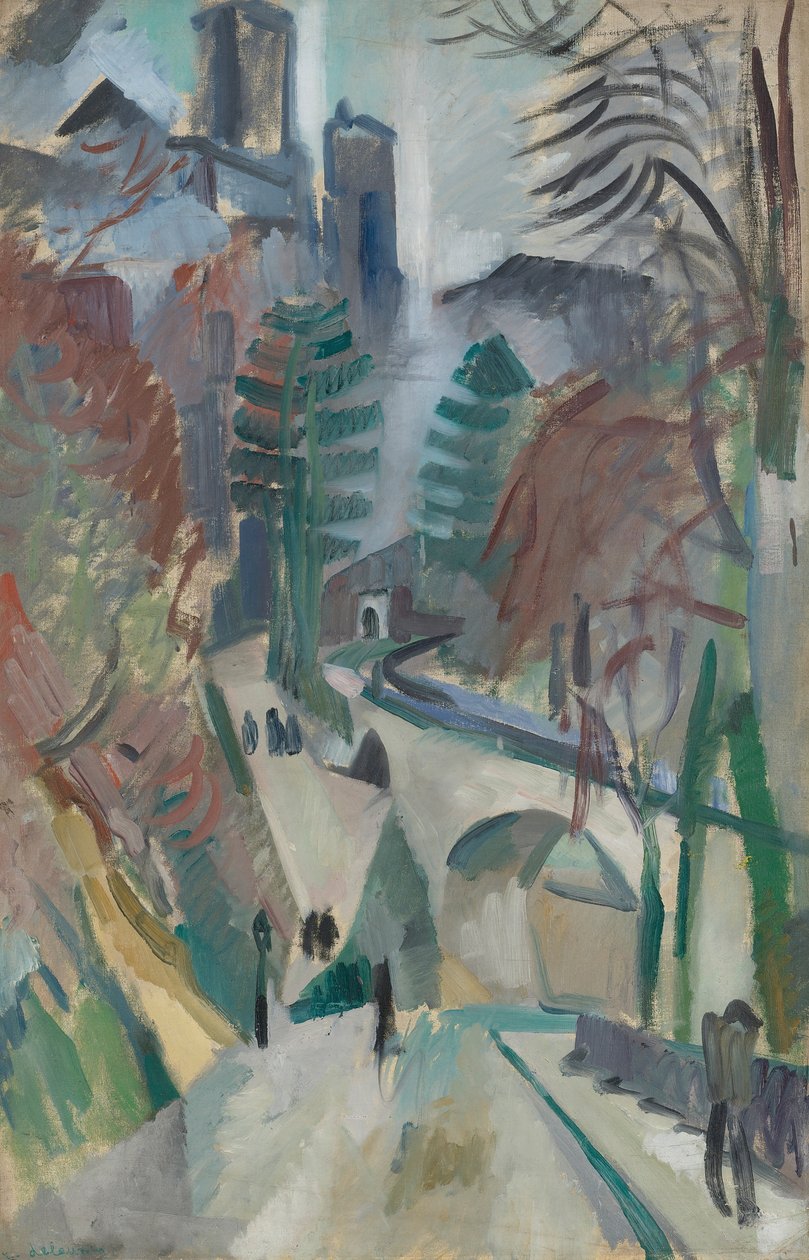 लोन का लैंडस्केप, 1912। द्वारा रॉबर्ट Delaunay