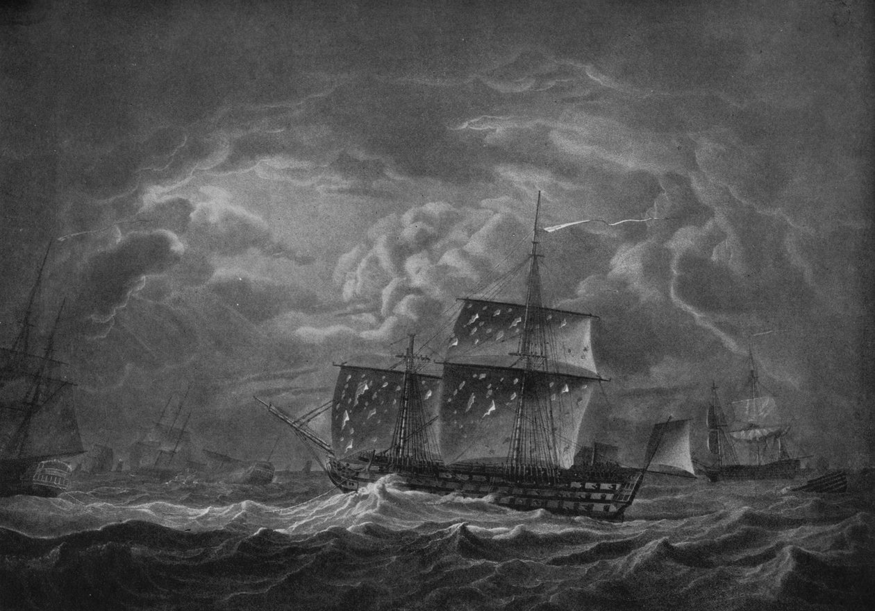ट्राफलगर की लड़ाई के बाद, c1806 द्वारा रॉबर्ट डोड