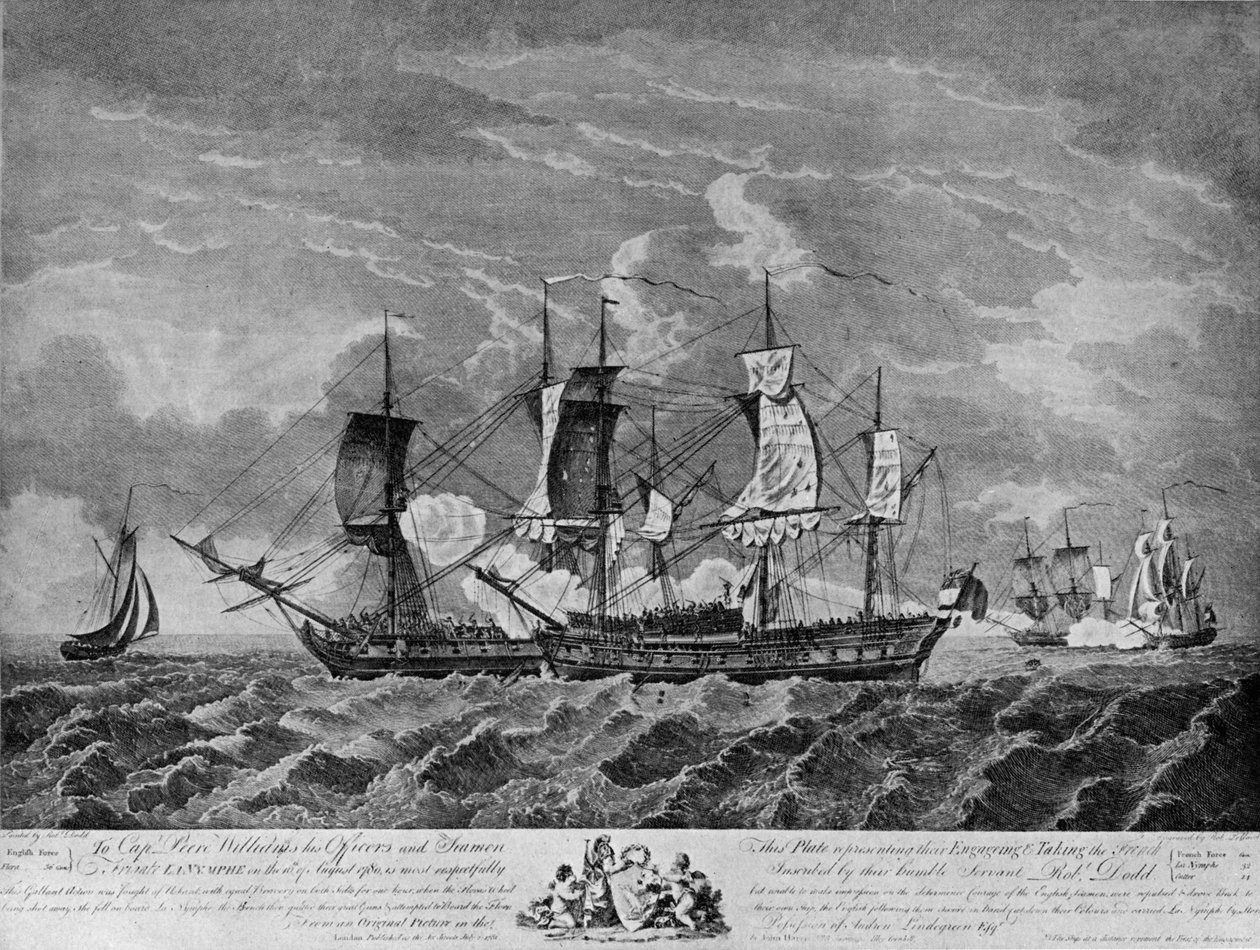 फ्लोरा और निम्फ, c1781 द्वारा रॉबर्ट डोड