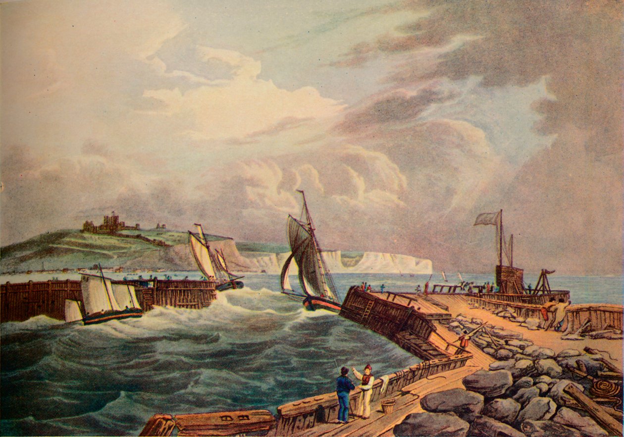 कटर एंट्री डोवर हार्बर, 1819 द्वारा रॉबर्ट हेवेल