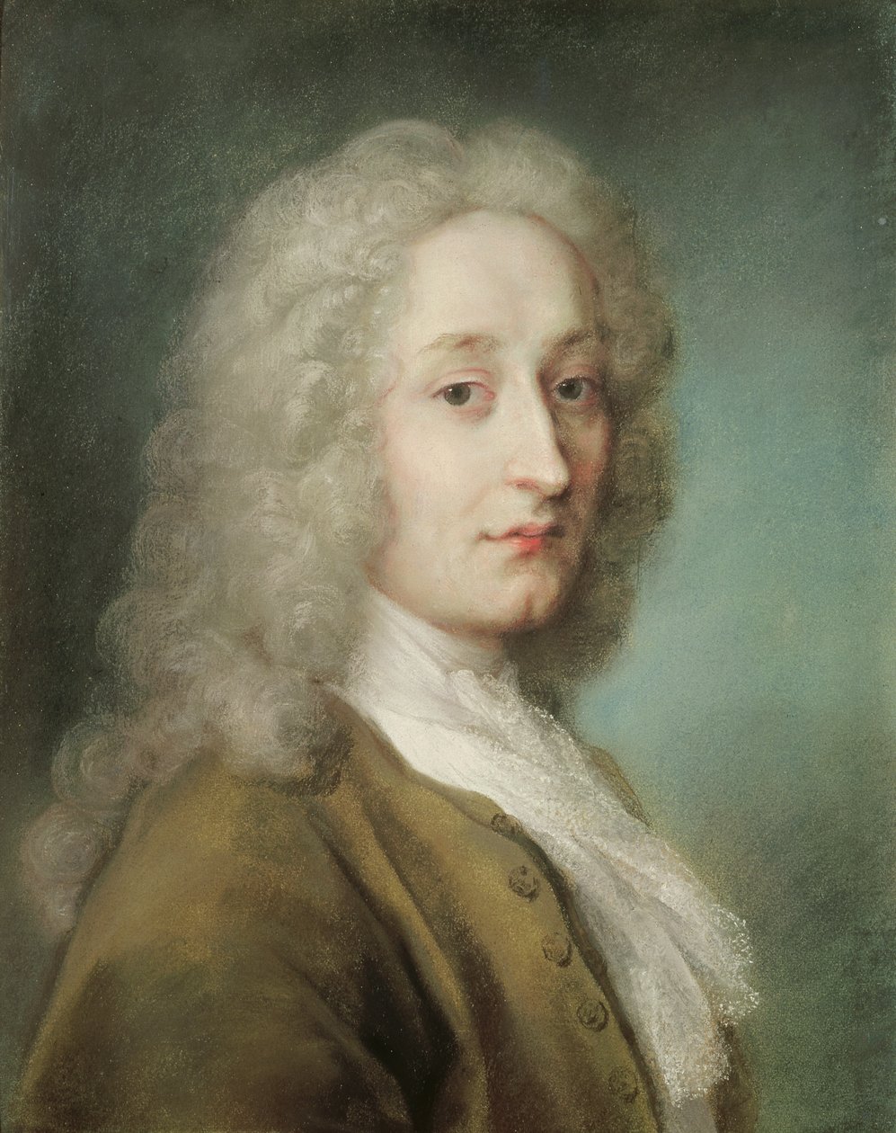 एंटोनी वेटेउ (1684-1721) का चित्रण (कागज पर पेस्टल) द्वारा रोसाल्बा जियोवाना कैरीरा