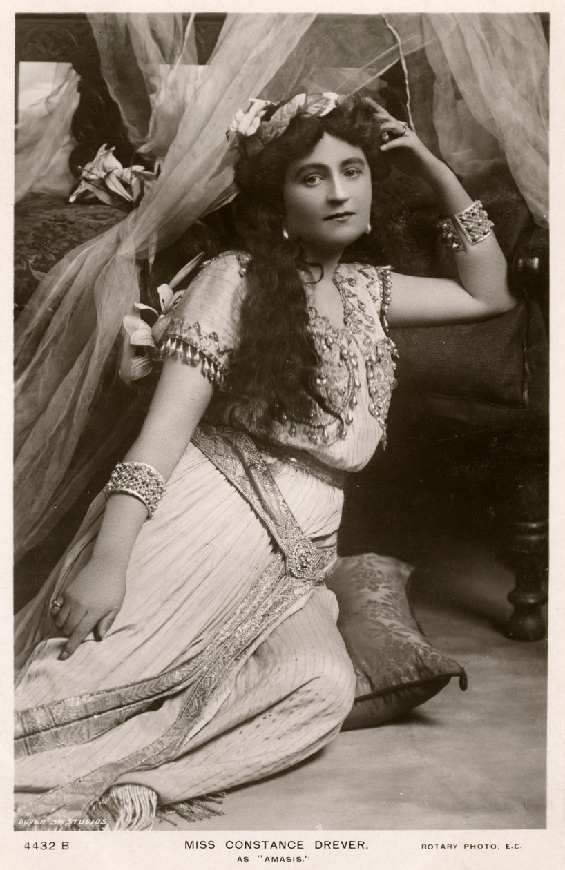 कॉन्स्टेंस ड्रेवर, ब्रिटिश अभिनेत्री, c1907। द्वारा रोटरी फोटो